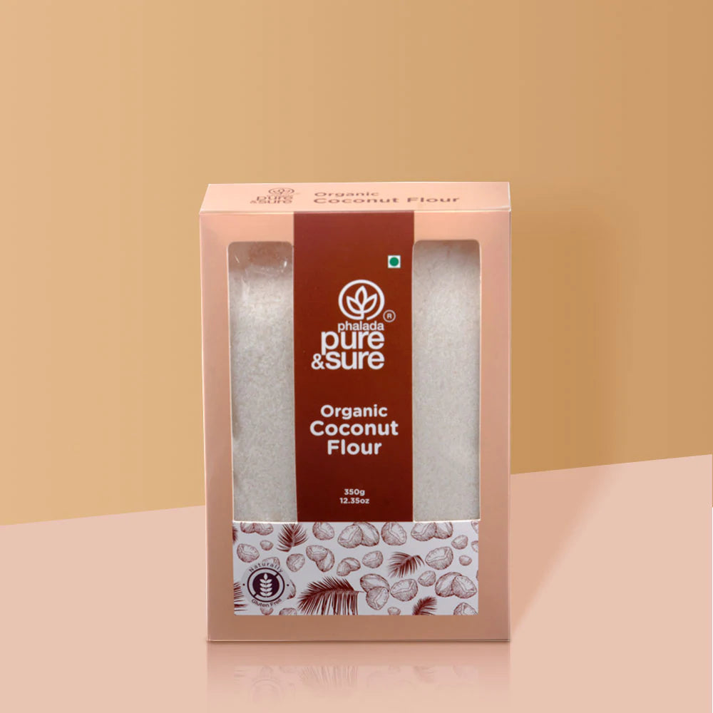 PURE & SURE Organic Coconut Flour, 350g, Organic, Vegan