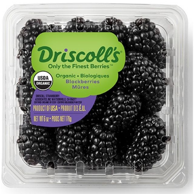 DRISCOLL'S Organic Blackberries, 170g