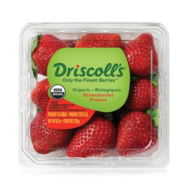 DRISCOLL'S Organic Strawberries, 250g