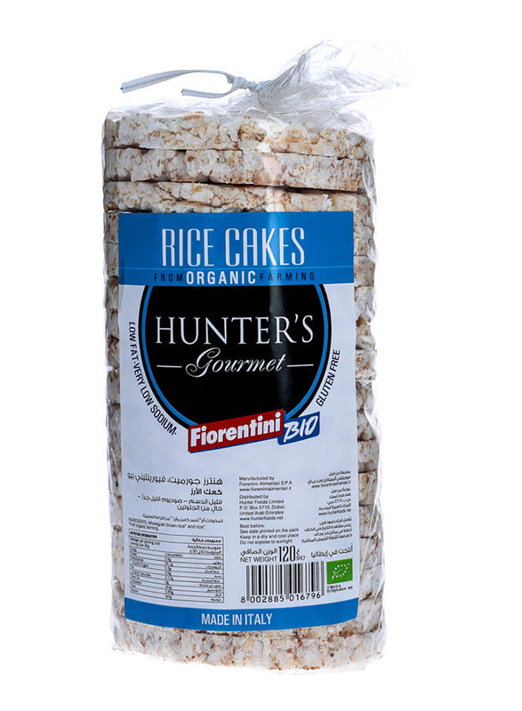 HUNTER'S GOURMET Fiorentini Organic Rice Cakes, 120g