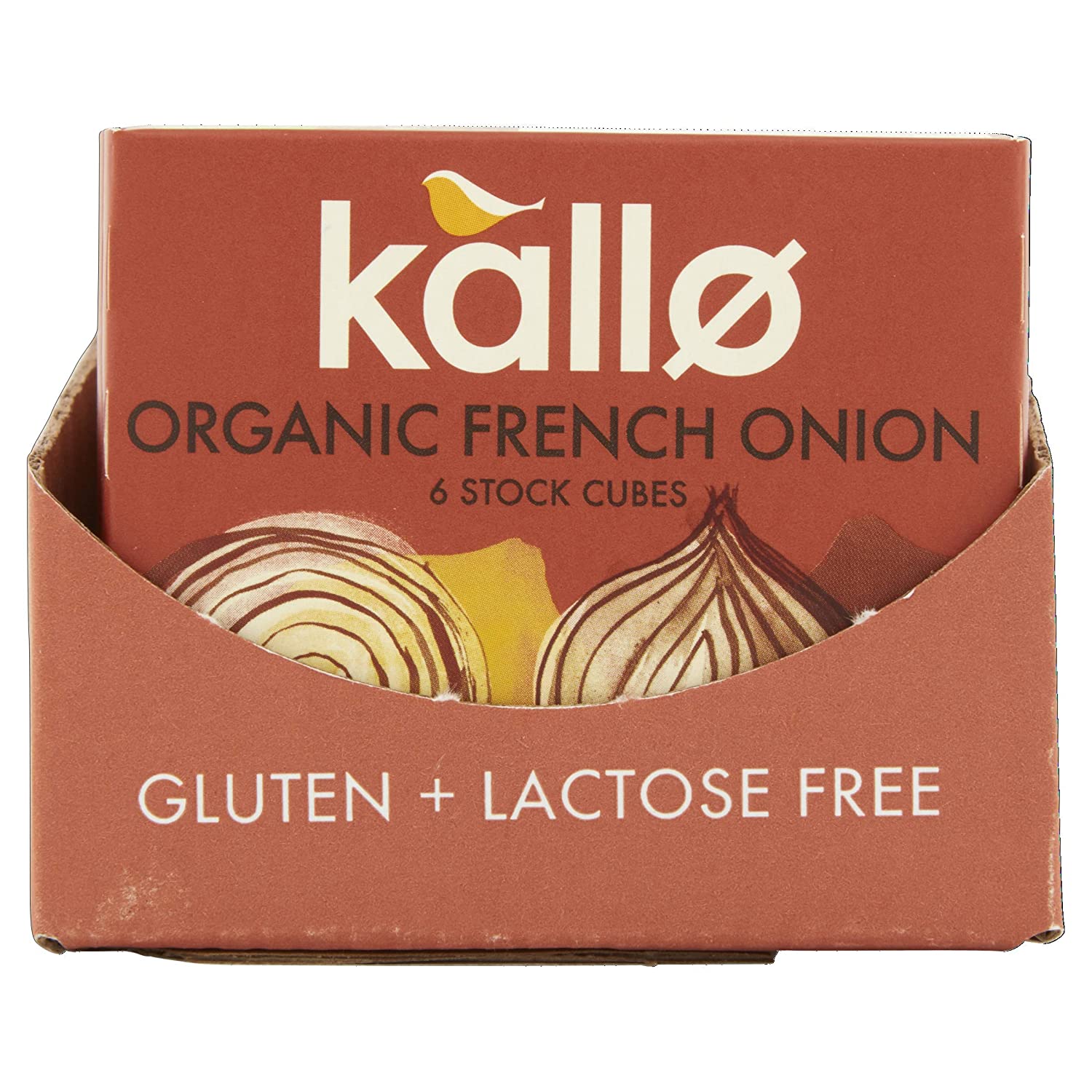 KALLO Organic French Onion Stock Cubes, 66g