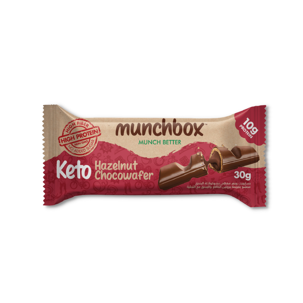 MUNCH BOX Keto Hazelnut Chocowafer,30g