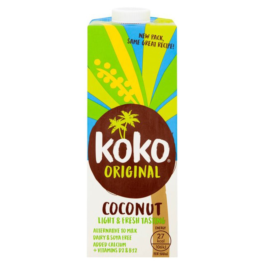 KOKO Original Dairy Free Coconut Milk, 1Ltr