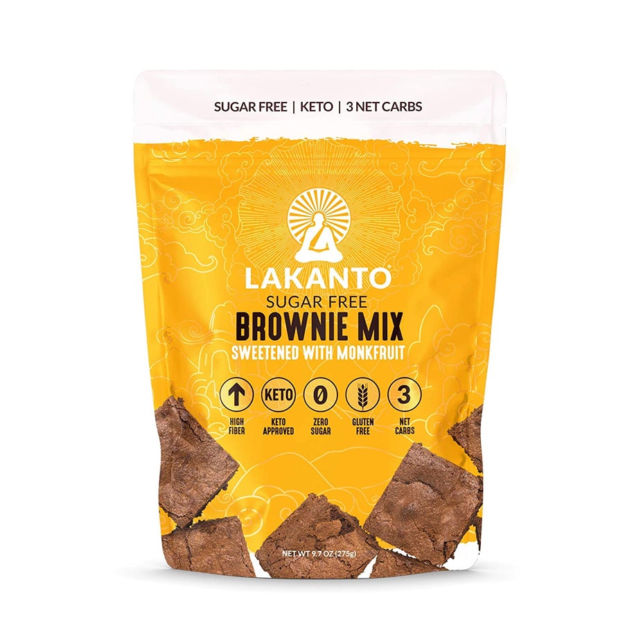 LAKANTO Sugar Free Brownie Mix with Monkfruit, 275g