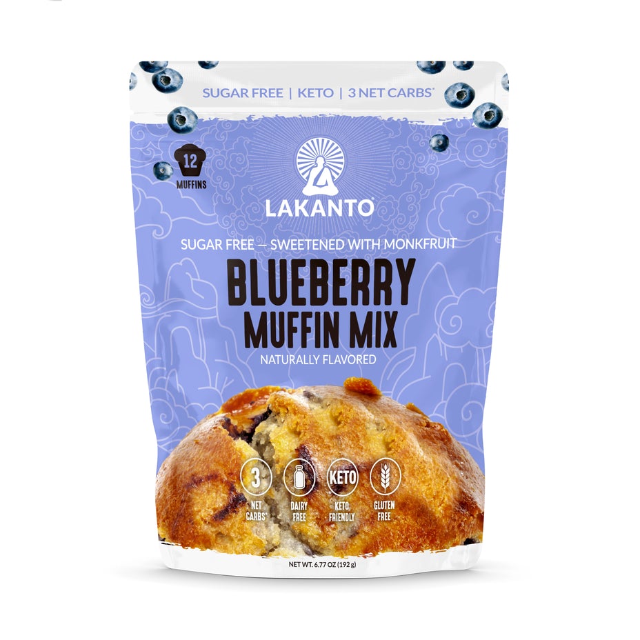 LAKANTO Blueberry Muffin Mix, 192g