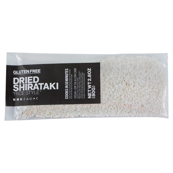 MUSO Dried Shirataki Rice Style, 80g