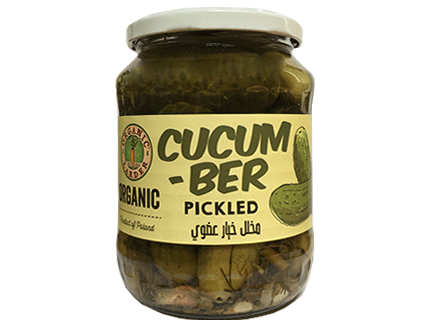 ORGANIC LARDER Organic Pickled Cucumber, 680g