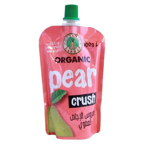ORGANIC LARDER Pear Crush Baby Food, 100g