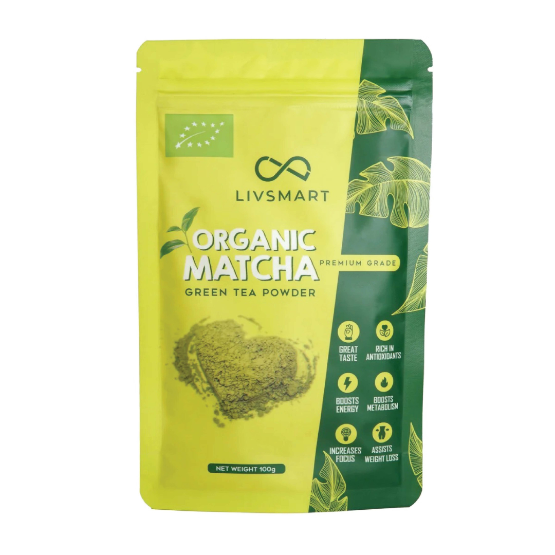 LIVSMART Organic Matcha Green Tea, 100g