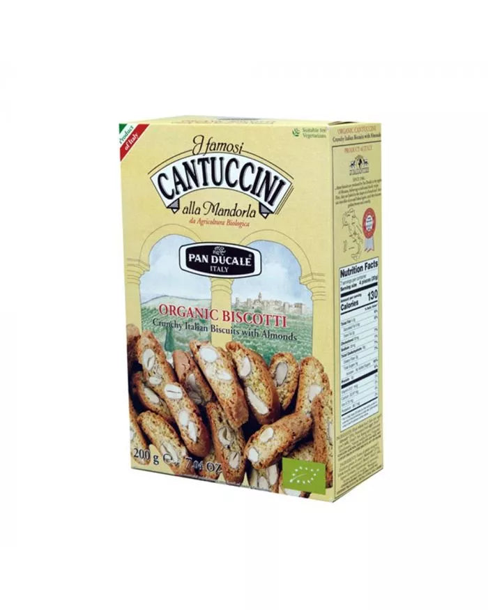 PAN DUCALE 100% Organic Cantuccini Almond, 200g