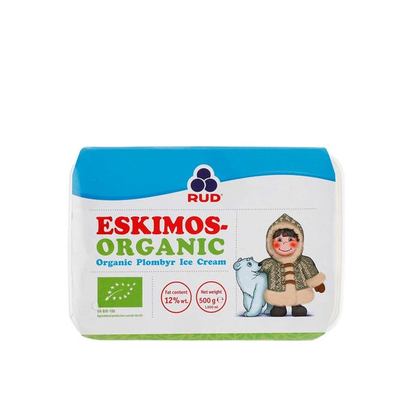 RUD Eskimos Organic Plombir Ice Cream, 500g