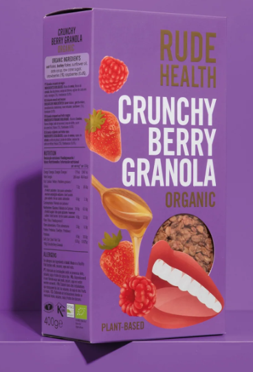 RUDE HEALTH Crunchy Berry Granola - 400g