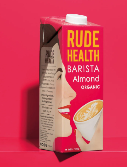 RUDE HEALTH Organic Barista Almond, 1 Ltr