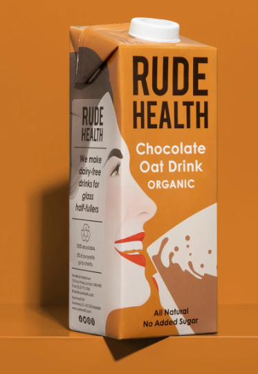 RUDE HEALTH Organic Chocolate Oat Drink - 1Ltr