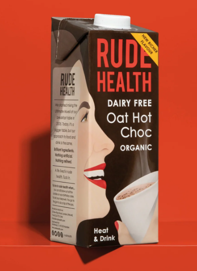 RUDE HEALTH Organic Oat Hot Choc  1Ltr