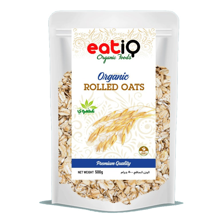 EATIQ ORGANIC FOODS Rolled Oats, 500g