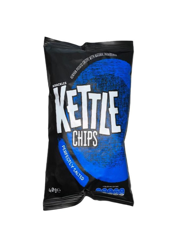 KETTLE CHIPS Potato Crisps Perfectly Salted, 40g