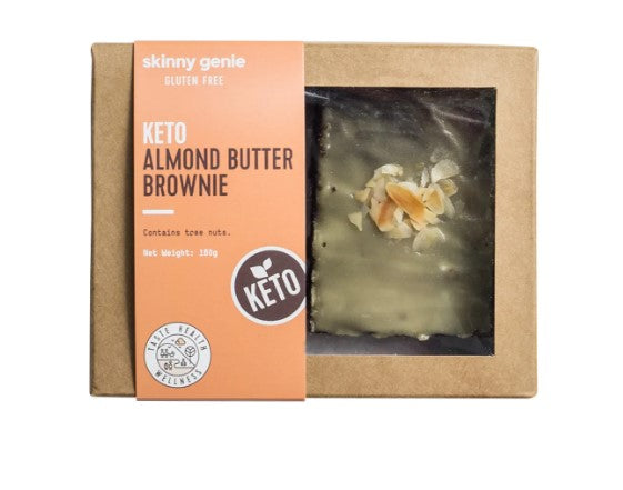 SKINNY GENIE Keto Almond Butter Brownies, 80g
