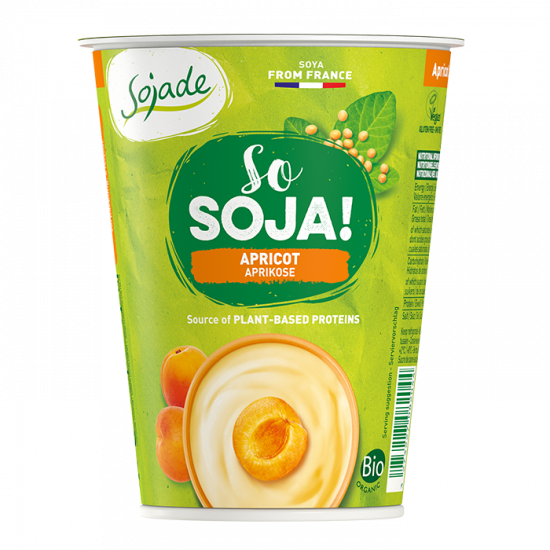 SOJADE Apricot Yogurt - Yogurt Alternatives, 400g