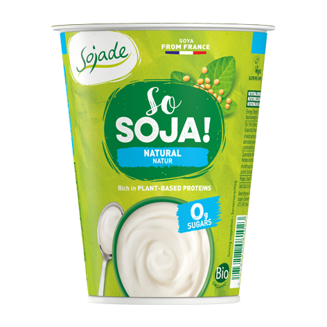 SOJADE Natural Soya Yogurt - Yogurt Alternative, 400g