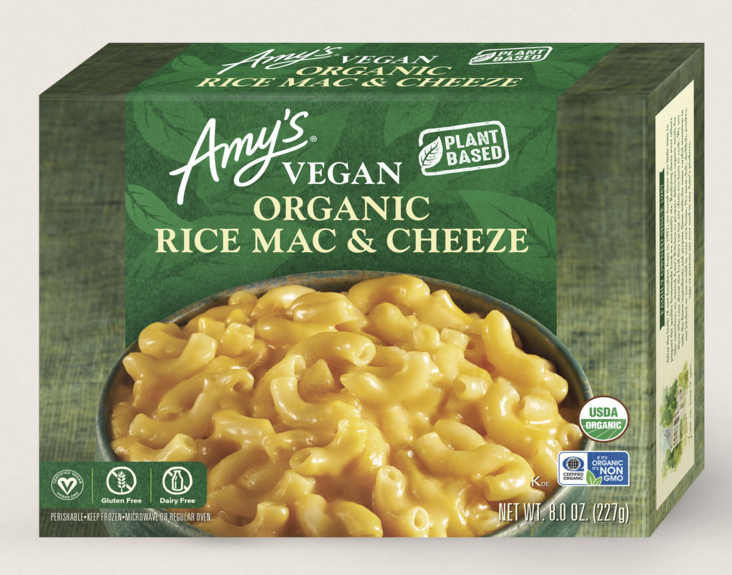 AMY'S Organic Vegan Rice Mac & Cheeze, 227gm, Dairy-Free