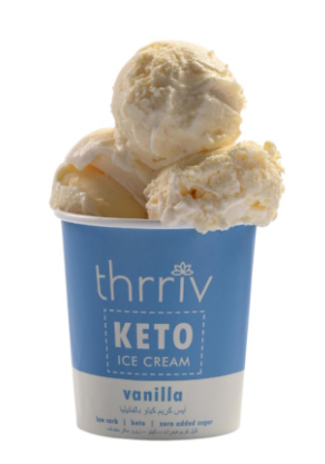 THRRIV Keto Ice Cream Vanilla, 500ml