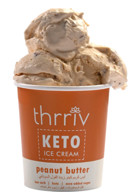 THRRIV Keto Ice Cream Peanut Butter, 500ml