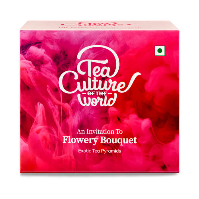 TEA CULTURE OF THE WORLD Flowery Bouquet Tea (Pack Of 16), 32g
