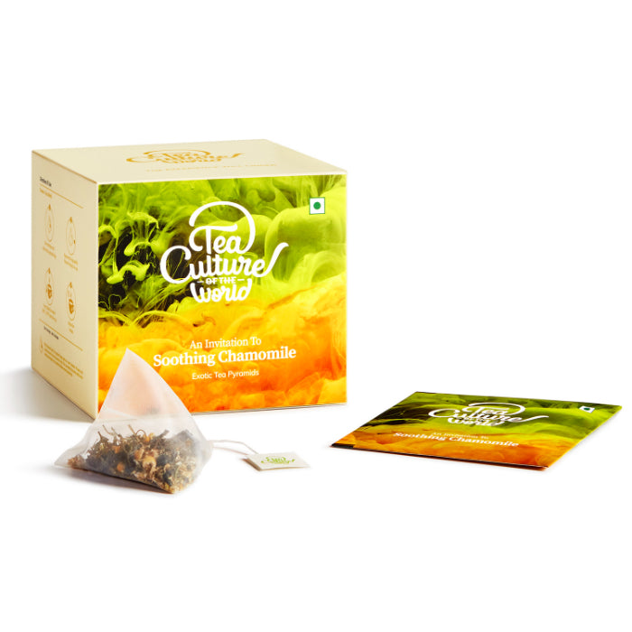 TEA CULTURE OF THE WORLD Soothing Chamomile Tea (Pack Of 16), 32g