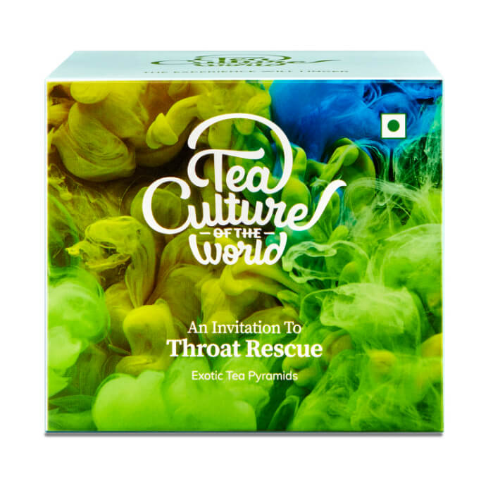 TEA CULTURE OF THE WORLD Throat Rescue Tea (Pack Of 16), 32g