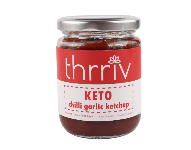 THRRIV Keto Chilli Garlic Ketchup, 100g