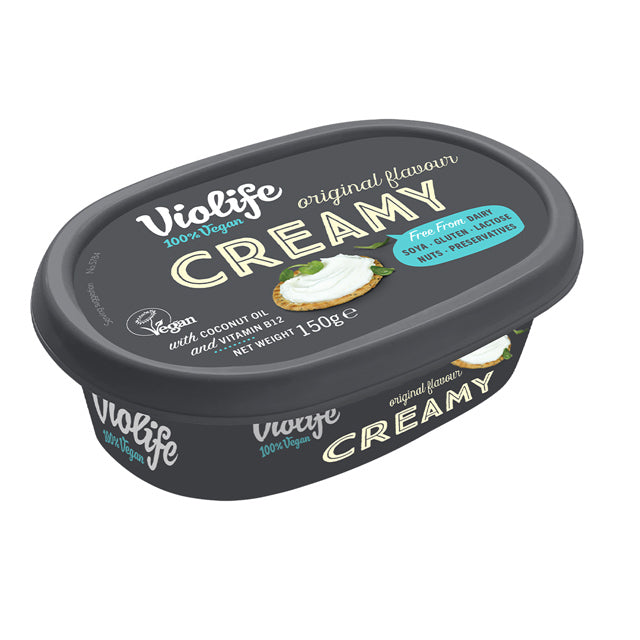 VIOLIFE Creamy Cheese Original Flavor, 150g - Vegan, Soy-free, Lactose-free, Gluten-free