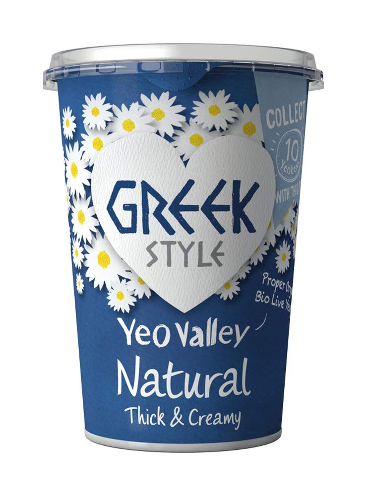 YEO VALLEY Organic Greek Style Yogurt, 450g