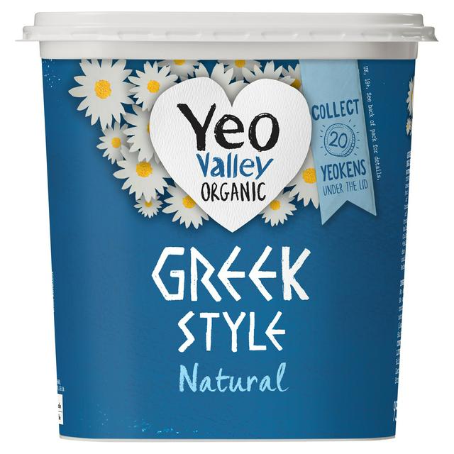 YEO VALLEY Organic Greek Style Yogurt, 950g