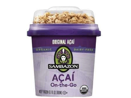 SAMBAZON Organic Acai On-The-Go with Granola, 200ml