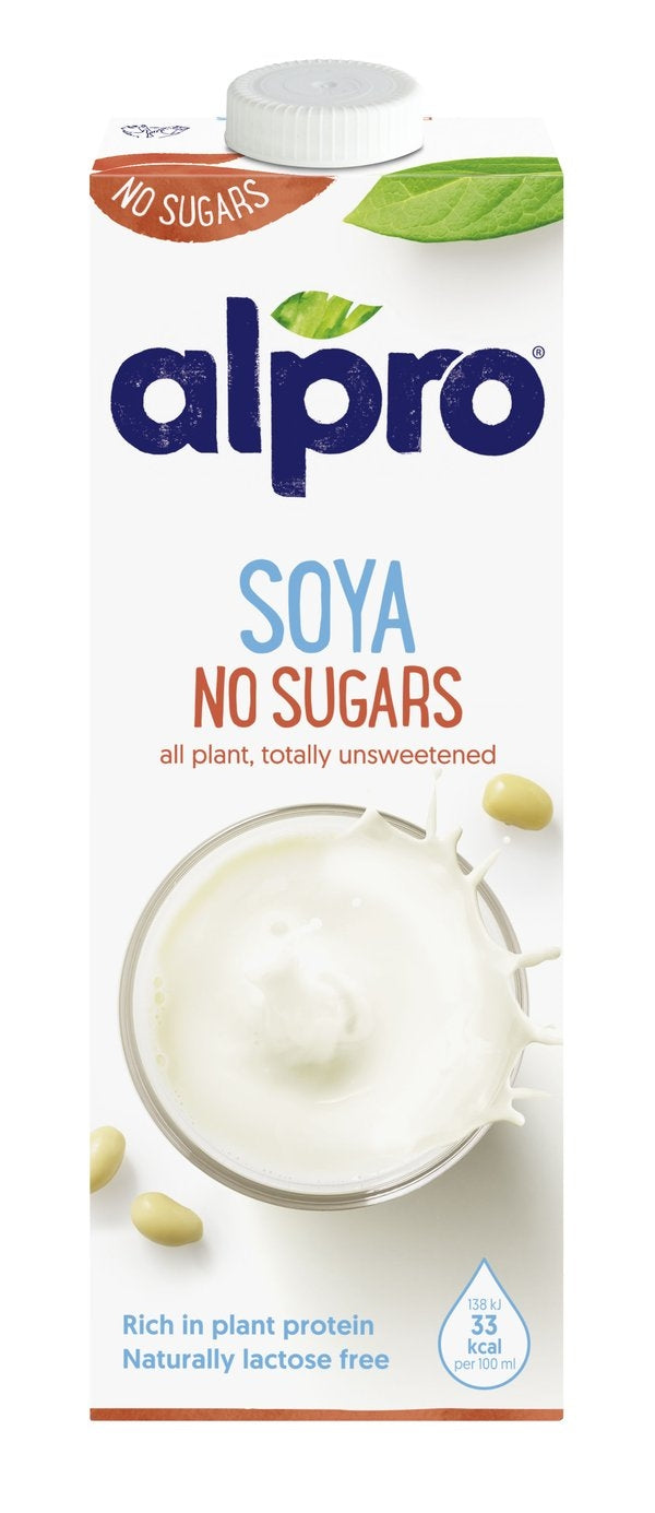 ALPRO Soya Drink No Sugars 1Ltr - Pack Of 12