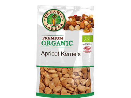 ORGANIC LARDER Apricot Kernels, 250g - Organic, Natural
