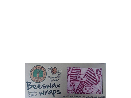 ORGANIC LARDER Beeswax Wraps, 200g - Organic, Natural