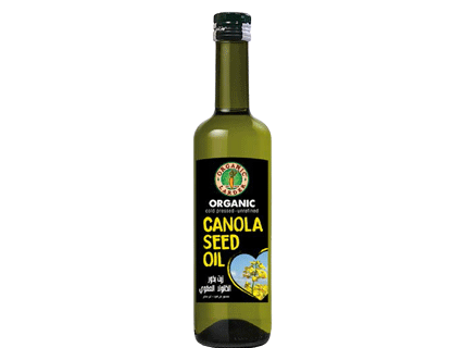ORGANIC LARDER Canola Seed Oil, Cold pressed, Unrefined, 500ml - Organic, Vegan