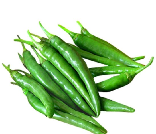 FRESH Green Chillies, 1Kg (20 to 30 Pcs)