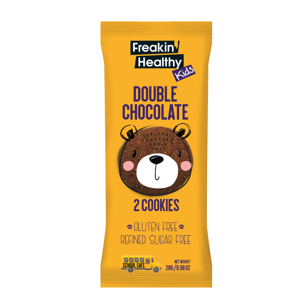 FREAKIN' HEALTHY Double Chocolate Cookies, 28g - Vegan, Gluten Free, Sugar Free