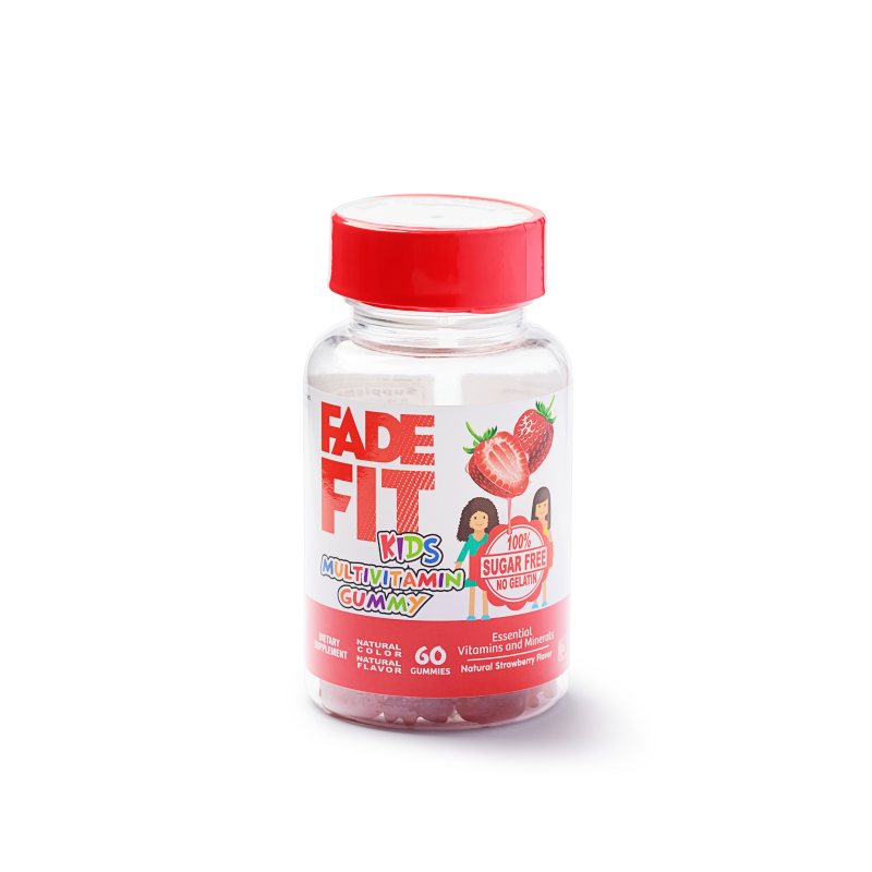 FADE FIT Kids Multi Vitamins Gummies, 160g - Pack Of 60 Gummies