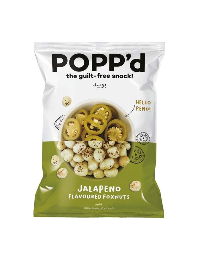 POPP'D Jalapeno Foxnuts, 35g