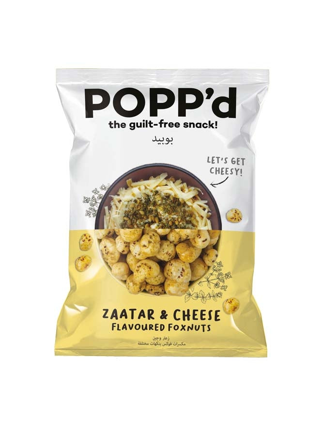 POPP'D Zaatar and Cheese Roasted Foxnuts, 35g