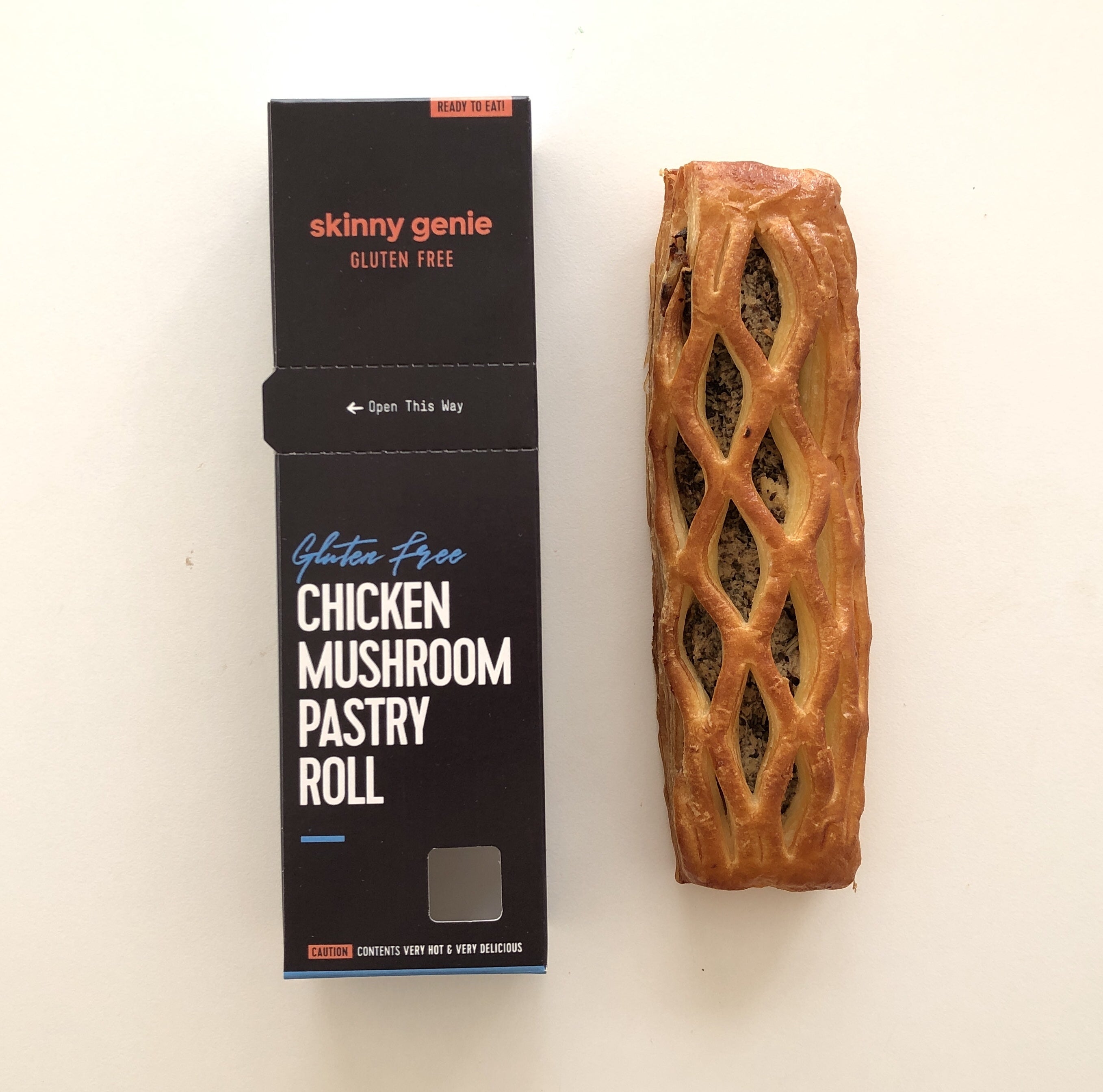 SKINNY GENIE Chicken Mushroom Pastry Roll, 100g