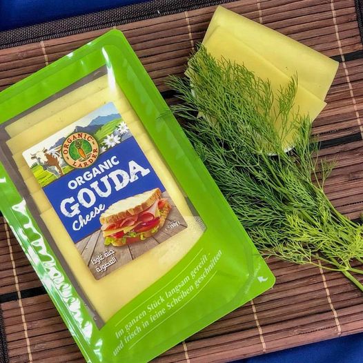 ORGANIC LARDER Gouda Cheese Sliced, 150g - Organic, Natural