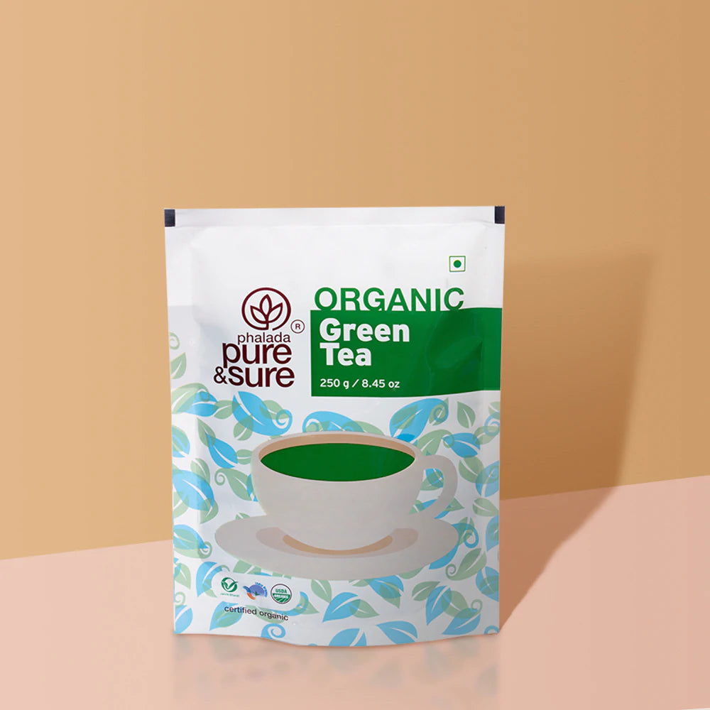 PURE & SURE Organic Green Tea, 250g