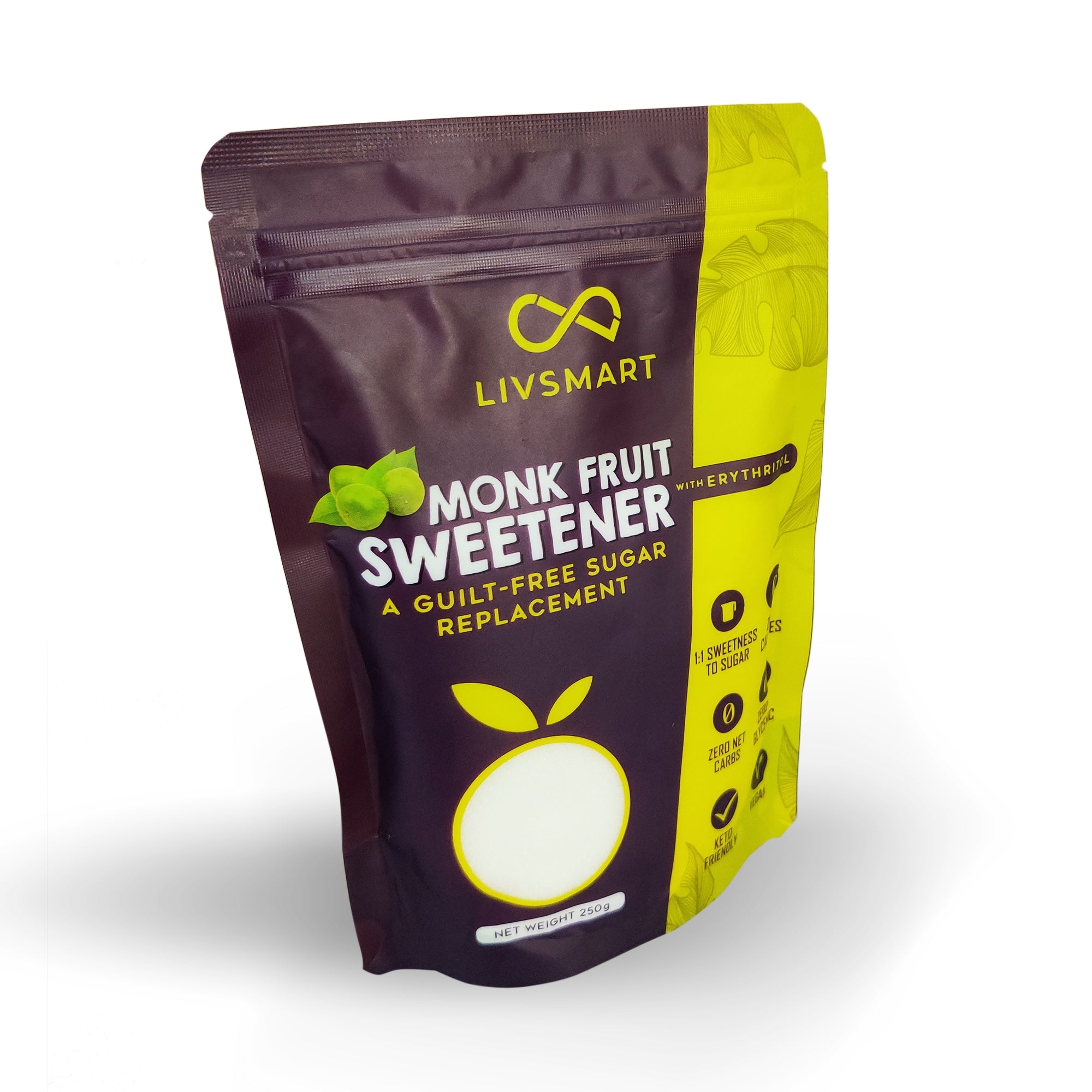 LIVSMART Monk Fruit Sweetener, 250g