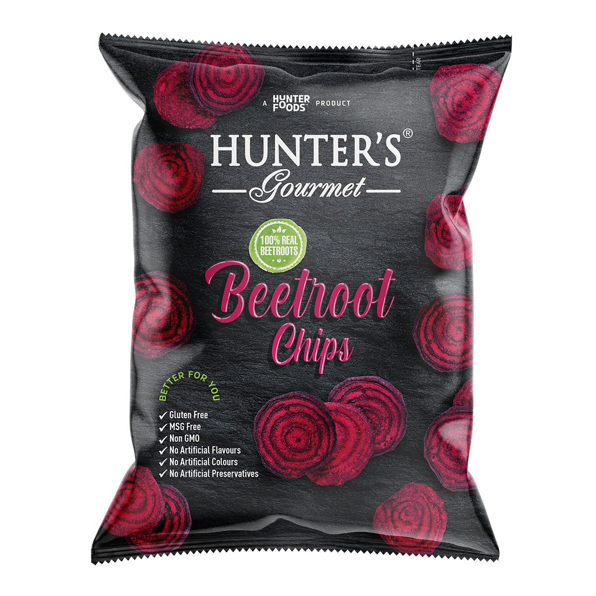 HUNTER'S GOURMET Beetroot Chips, 60g