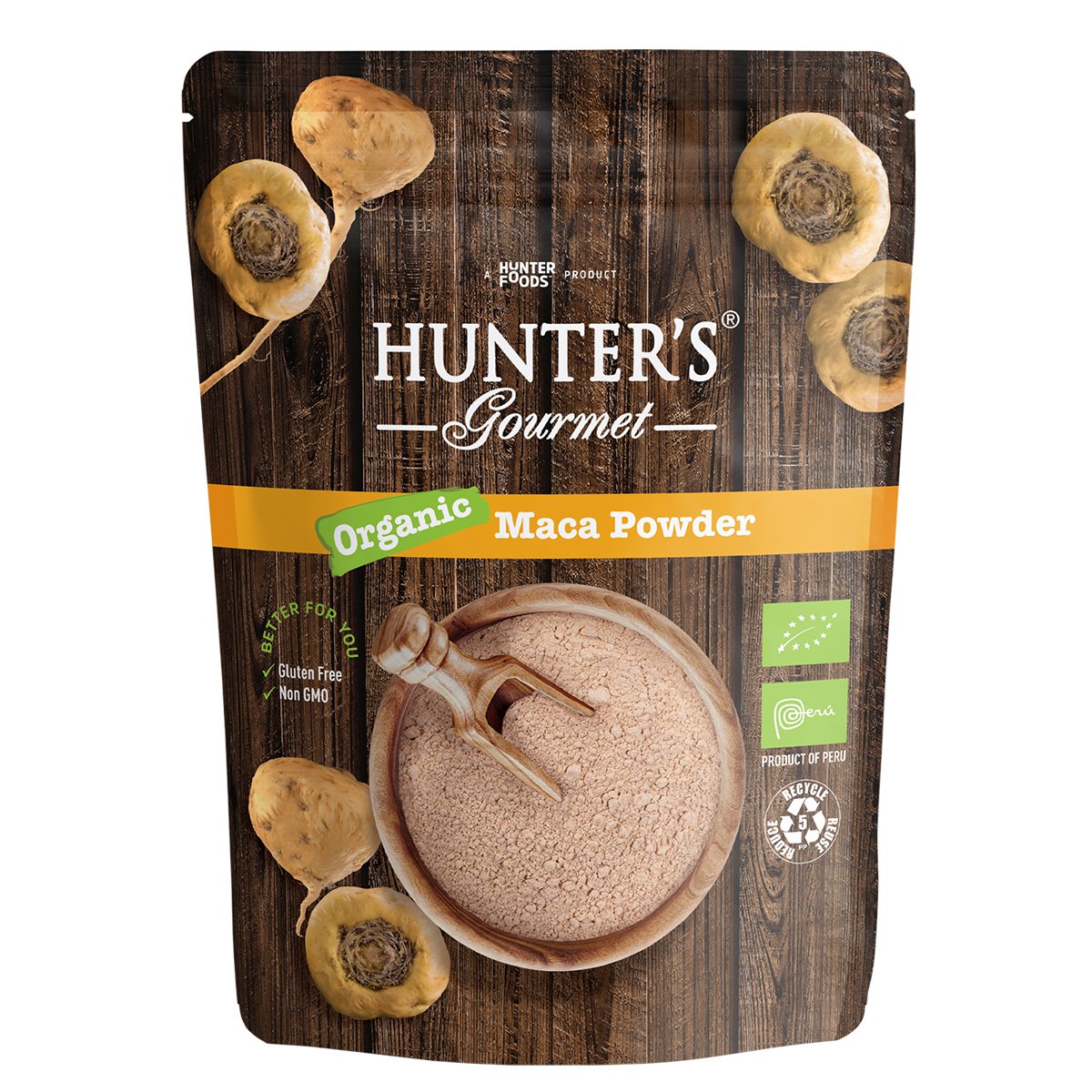 HUNTER'S GOURMET Organic Maca Powder, 150g